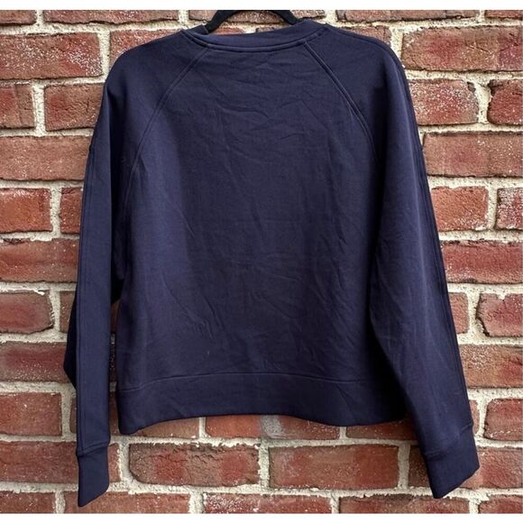 Vince $248 Women's navy blue Crew Neck Sweatshirt XS NEW - Picture 11 of 12